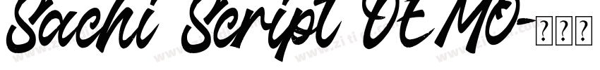 Sachi Script DEMO字体转换